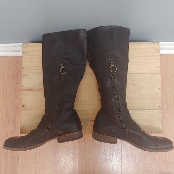 Fiorentini + Baker brown leather riding boots size 6 (36EU) - Picture 7 of 13